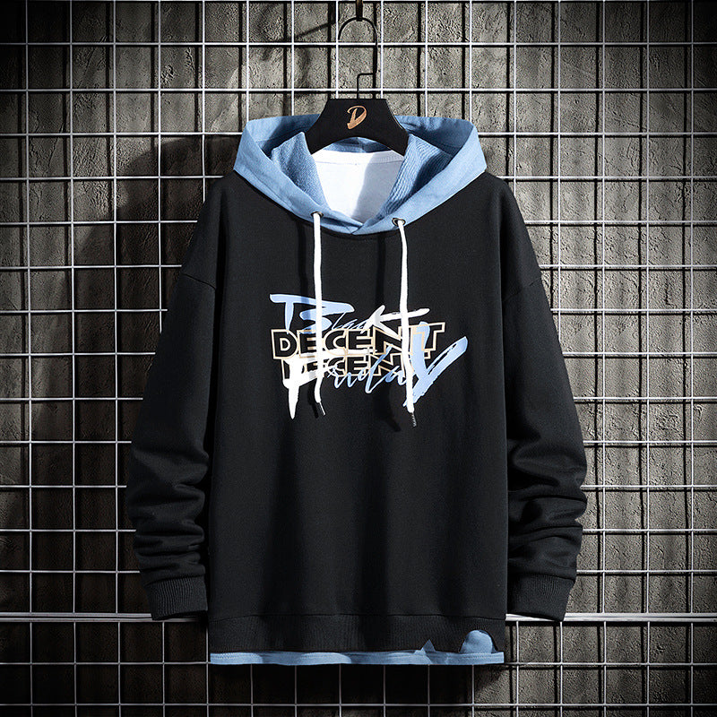 Trendy Brand Men's Sweater Hooded Jacket Japanese Youth Personality Sweater Casual Clothes