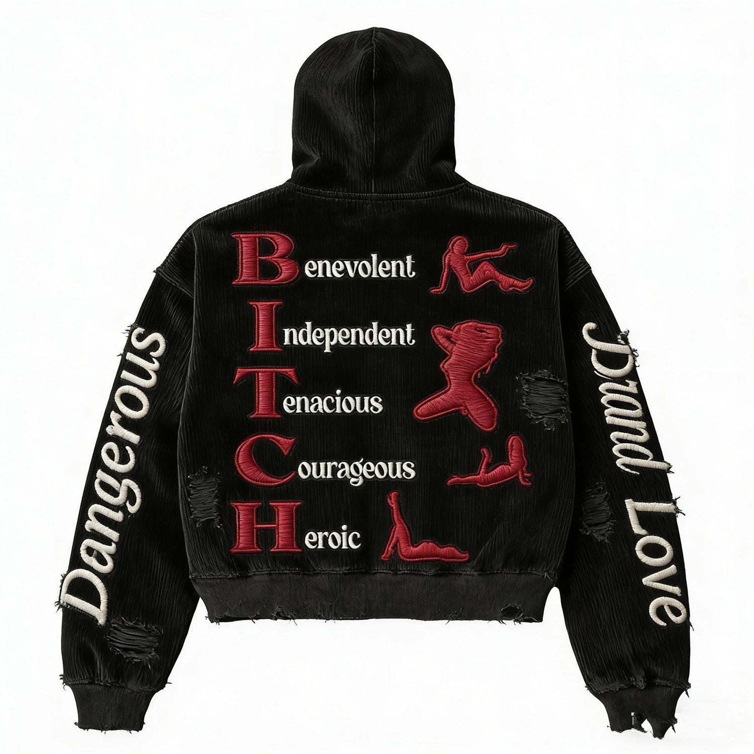 Fashion Casual Printed Polyester Sweater